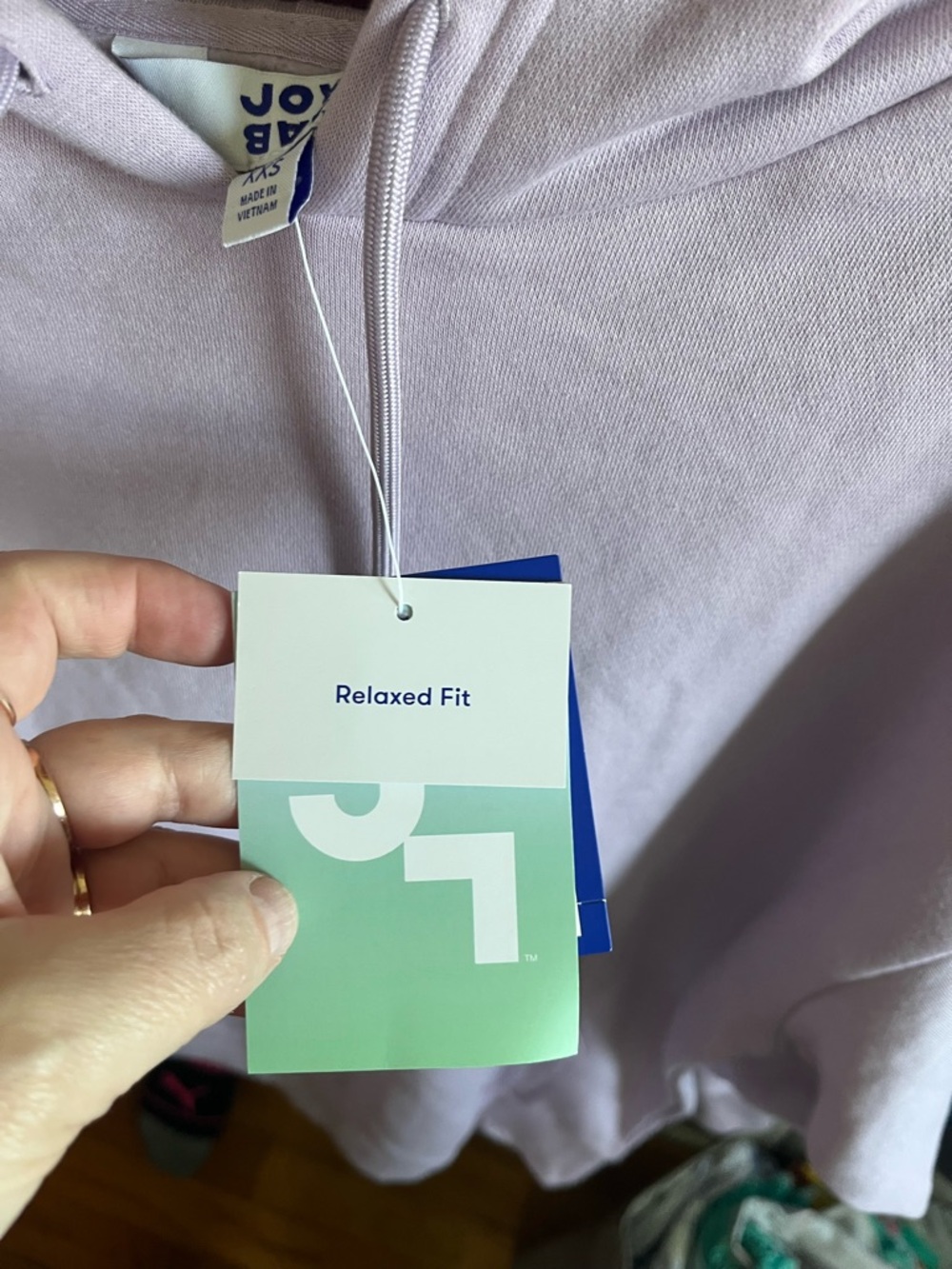 JoyLab Lavender Pullover Hoodie with Kangaroo Pocket - Picture 4 of 7
